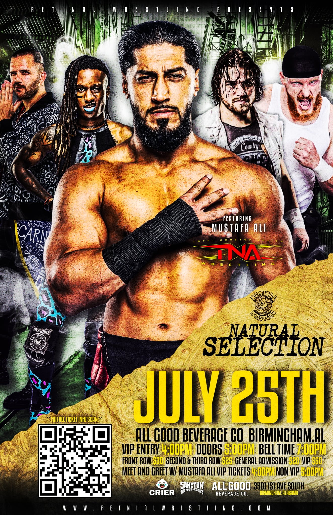 MEET & GREET with Mustafa Ali "Natural Selection (7/25)"