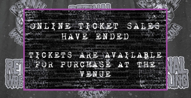 ONLINE SALES HAVE ENDED FOR 8/22 - TICKETS AVAILABLE FOR PURCHASE AT THE VENUE