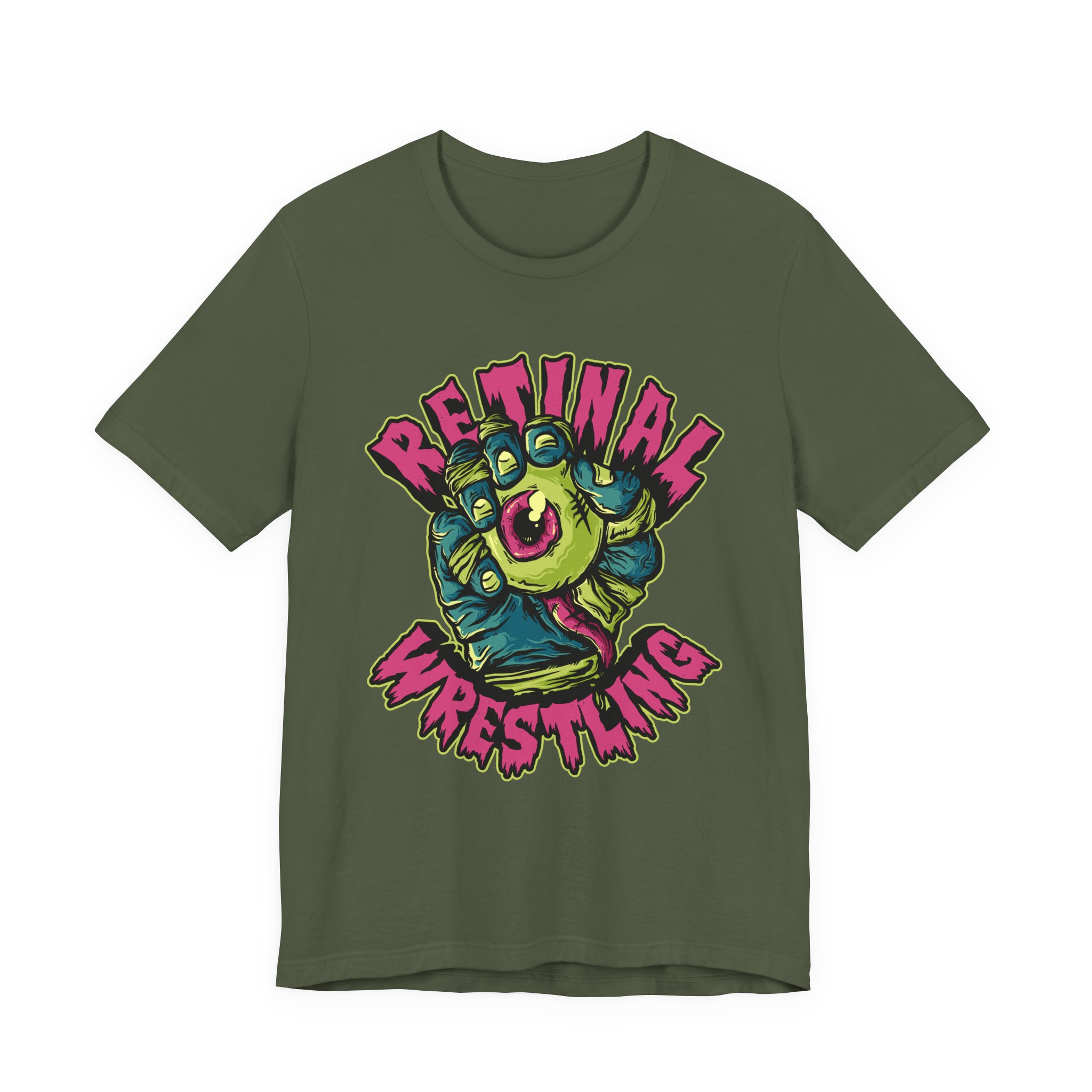 RETINAL WRESTLING LOGO Short Sleeve Tee - Image 2