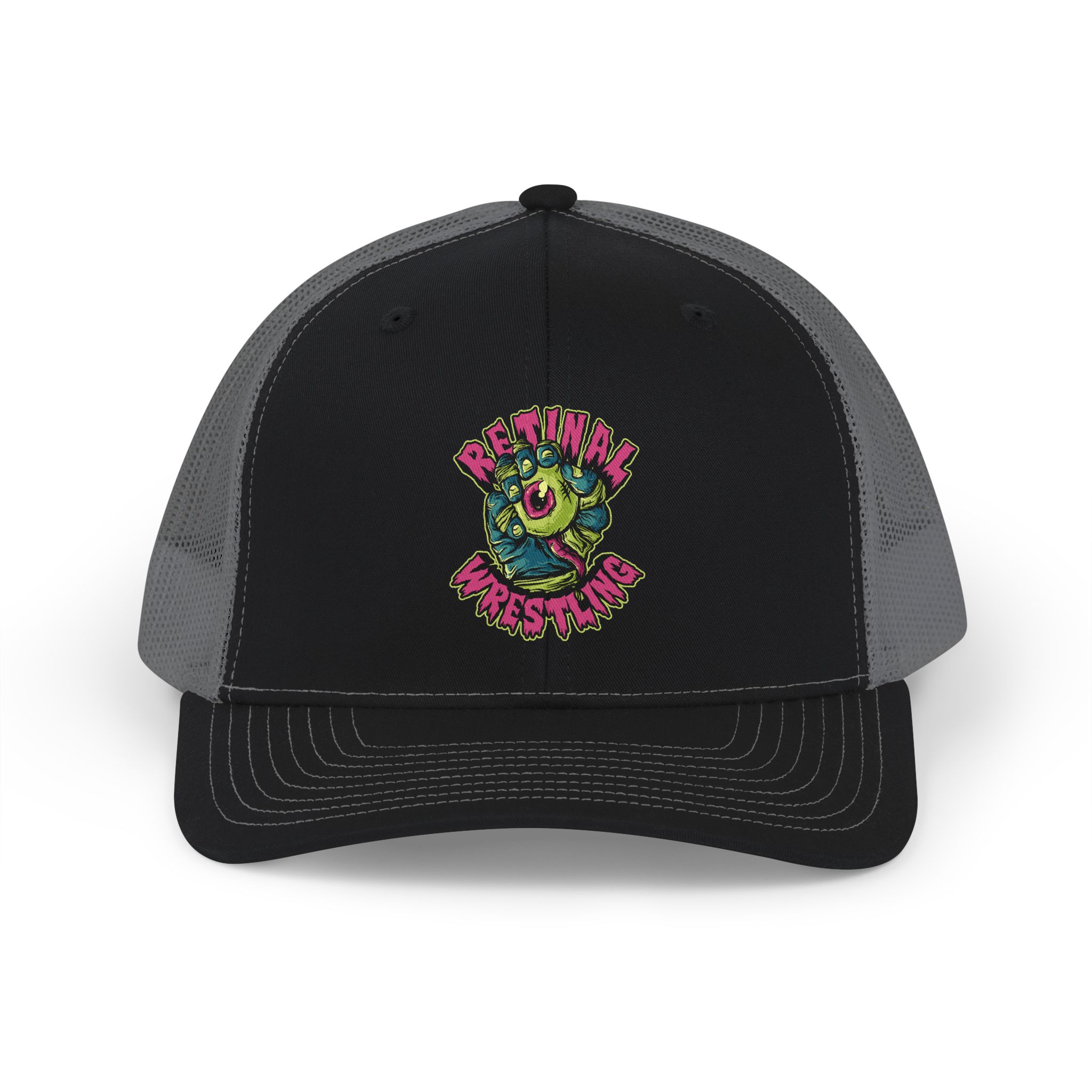 RETINAL WRESTLING LOGO Snapback Trucker Cap